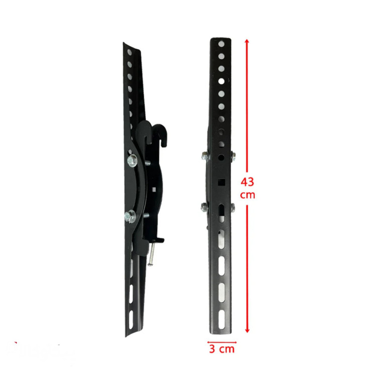 پایه تلویزیون پیکاوپایه PW15 دوبازو سایز 32 تا 58 اینچ با گارانتی 36 ماهه