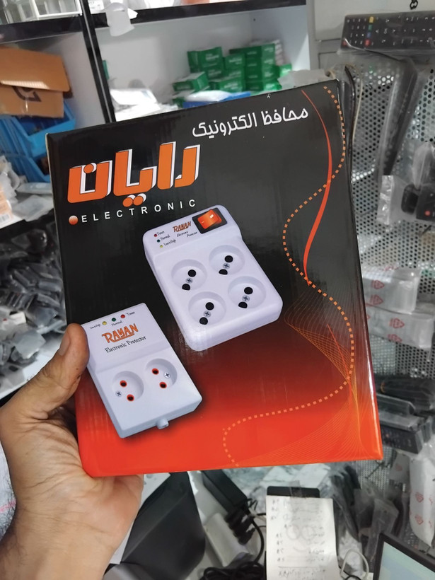 محافظ برق صوتی و تصویری 4 خانه رایان با کابل 3 متری با گارانتی درجه یک